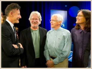 Lyle Lovett, Vince Bell, Don Sanders, and Denice Franke